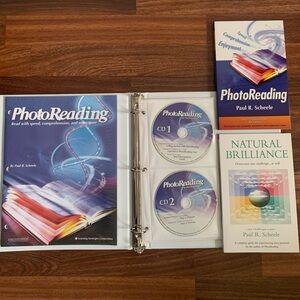 Paul Scheele - PHOTOREADING. 8 CDs, 2 books & Bonus 3-Ring Binder SEALED
